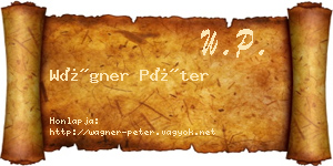Wágner Péter névjegykártya